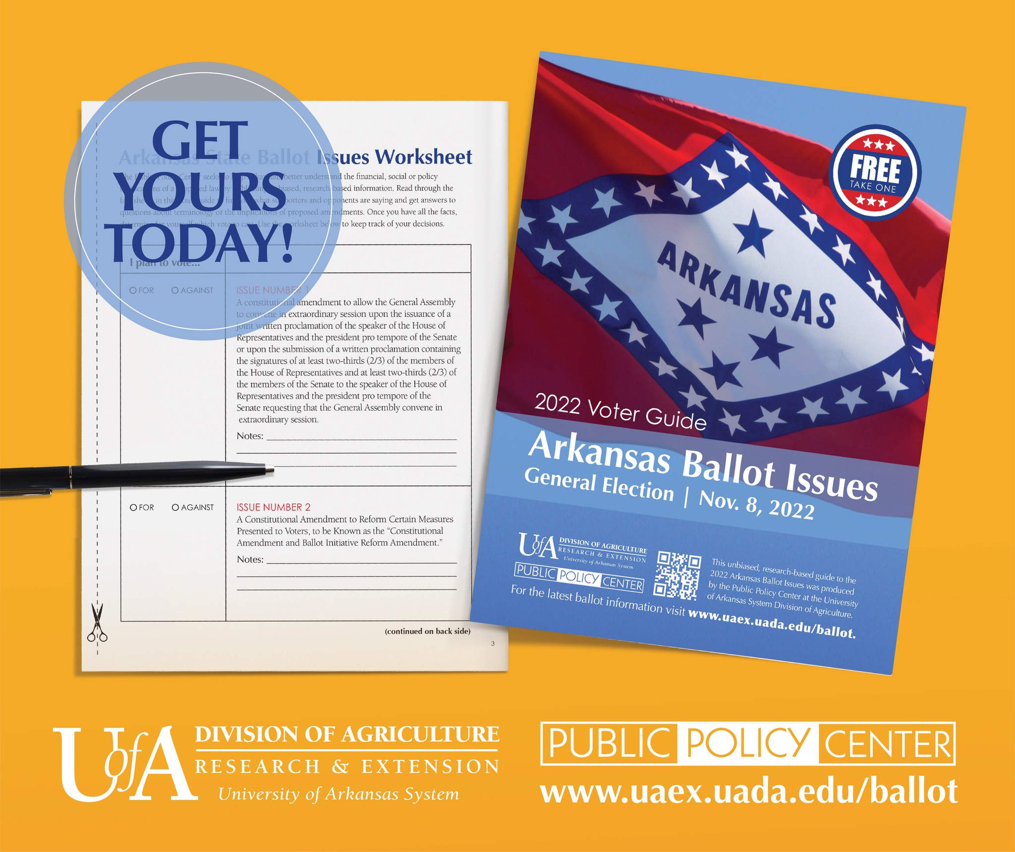 Cooperative Extension Service offers 2022 Arkansas Ballot Issue Voter Guide